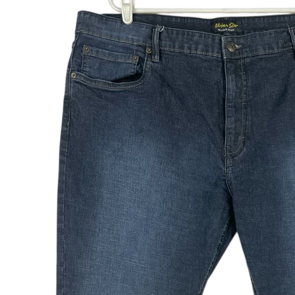 Urban Star Men's Blue Straight Leg Stretch Denim Jeans Size 44x30 Regular - Picture 5 of 12